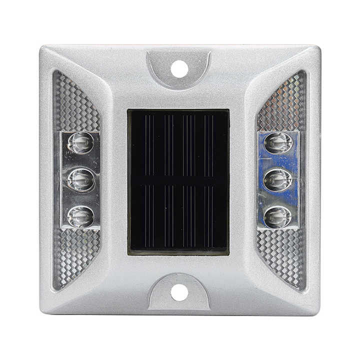 350 غرام IP68 الطاقة الشمسية المعدنية الطرق الطرق البيضاء LED لون لبناء الطرق