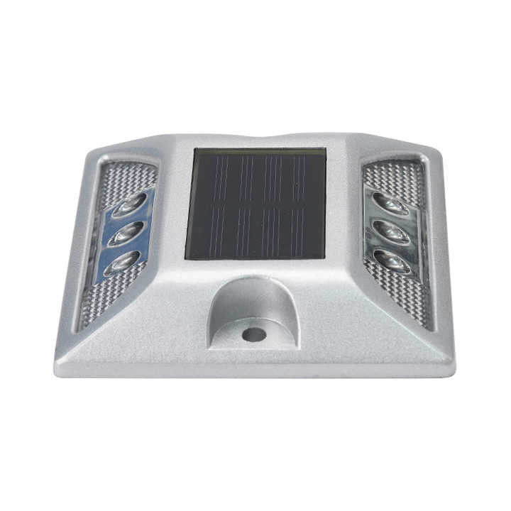 350 غرام IP68 الطاقة الشمسية المعدنية الطرق الطرق البيضاء LED لون لبناء الطرق