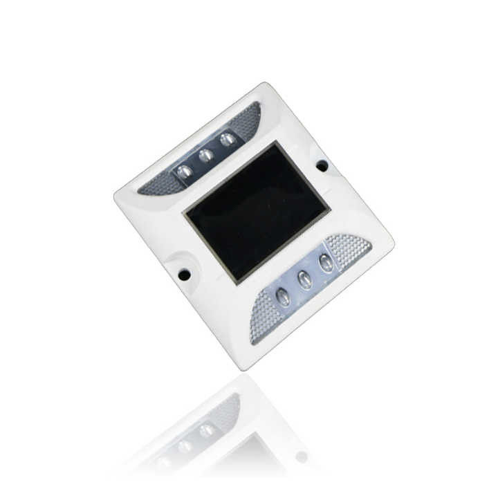 IP68 لامعة ثابتة الألومنيوم الطاقة الشمسية الطرق 5 ألوان للطريق المظلم