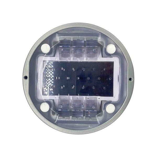 الألومنيوم IP68 سلامة المرور مصابيح الطرق الشمسية المارة الضوء المضيئة LED عين القطة