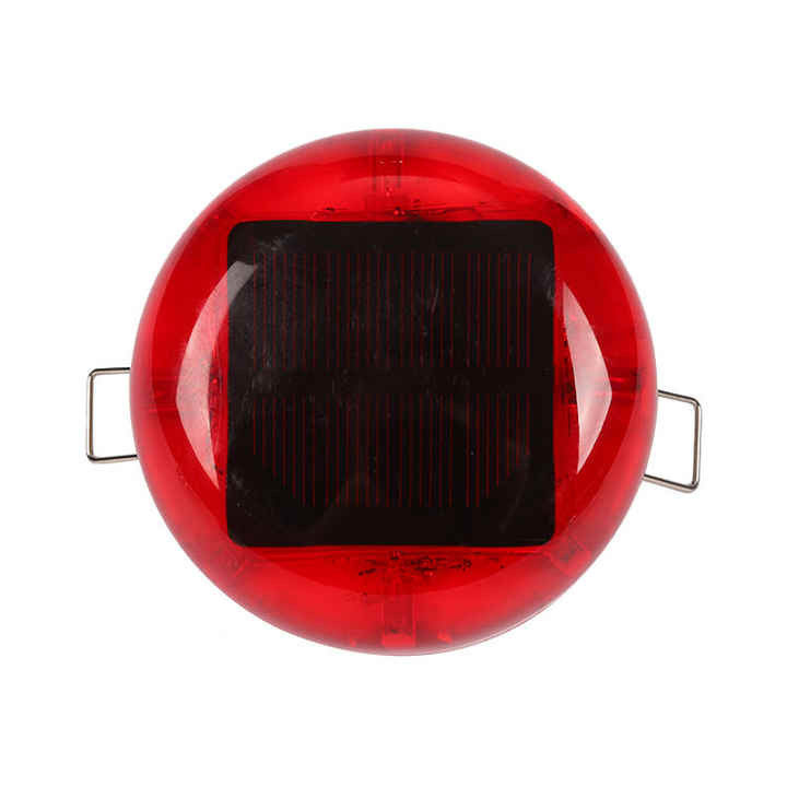 مصابيح LED الضوء الثقيل الطاقة الشمسية LED البلاستيكية عيون القطط علامة الطرق العاكس