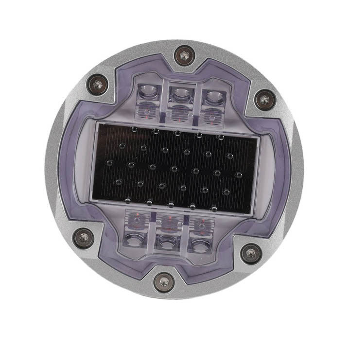 مصابيح الشمسية المضيئة LED Road Marker IP68 زيبرا Crossing مصابيح الرصيف LED